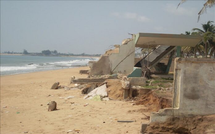 érosion cotière au Togo