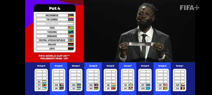Tirage au sort des éliminatoires africains FIFA 2026.