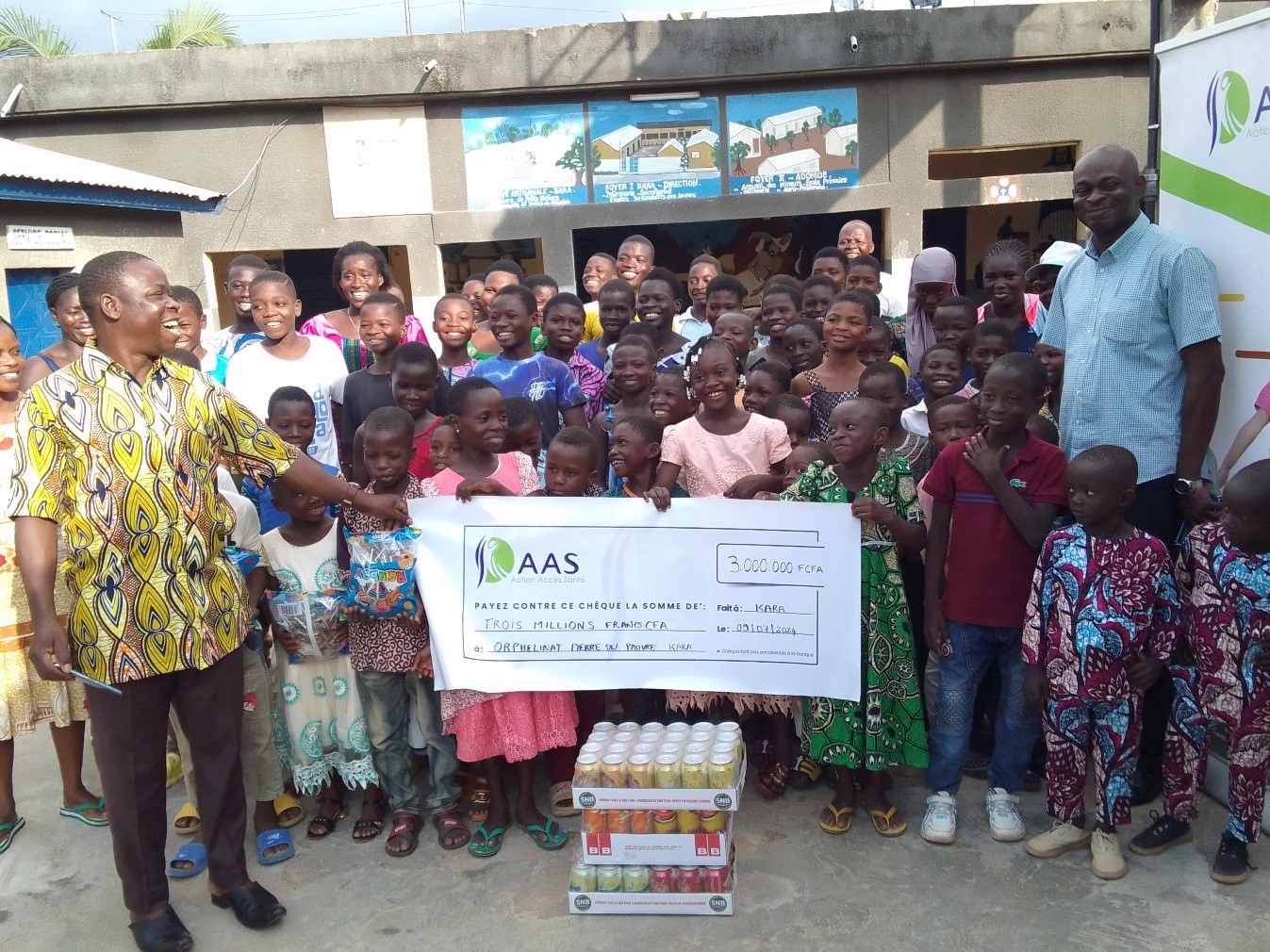 L’association Action Accès Santé offre la santé aux orphelins du Nord du Togo