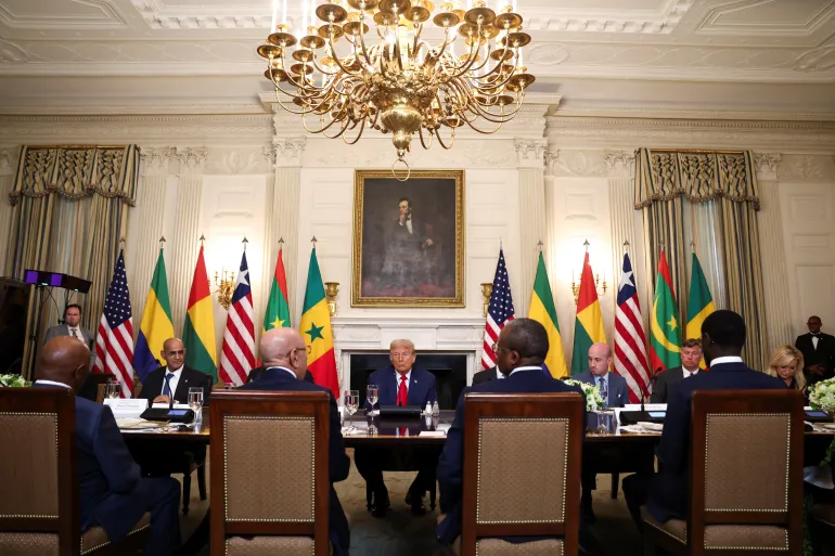 USA – Donald Trump reçoit cinq chefs d’État africains à la Maison Blanche
