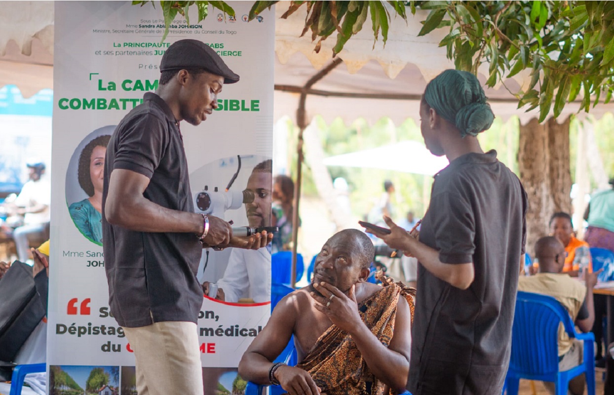 Togo- GLAUCOME : Avec le patronage de Sandra Johnson, La Principauté des Baobabs au secours des malades